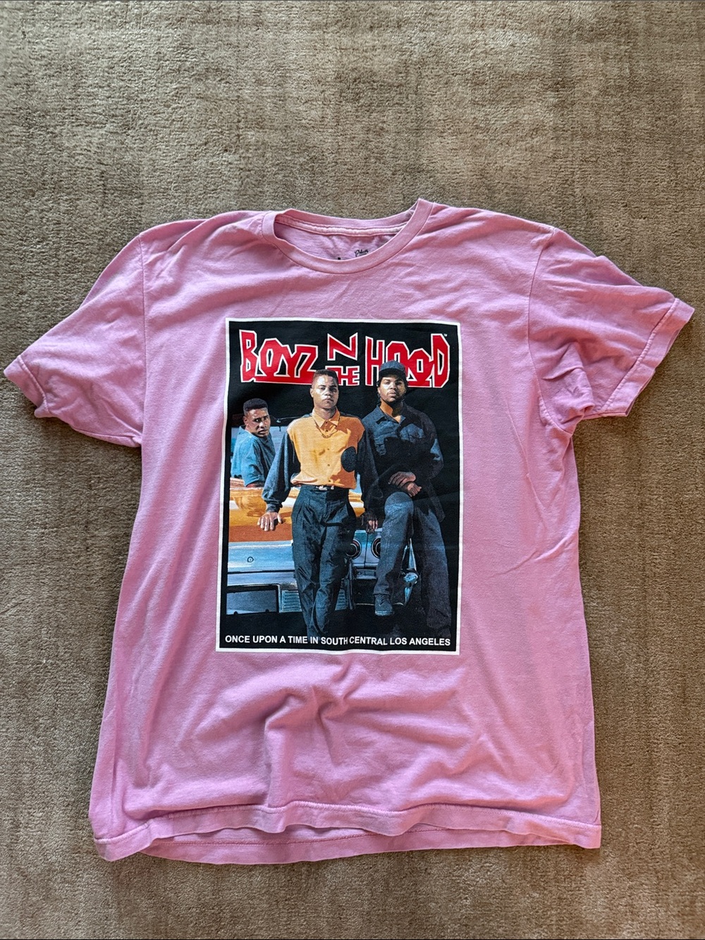 Boyz n the Hood Graphic Tee - Pink